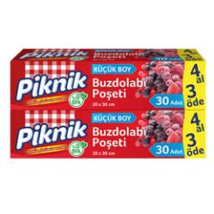 Piknik Buzdolabı Poşeti 4 Al 3 Öde Orta Boy 20’li