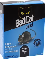 Badcat 100 gr Fare Ve Sıçanlara Karşı Kesin Etkili Pelet Zehir