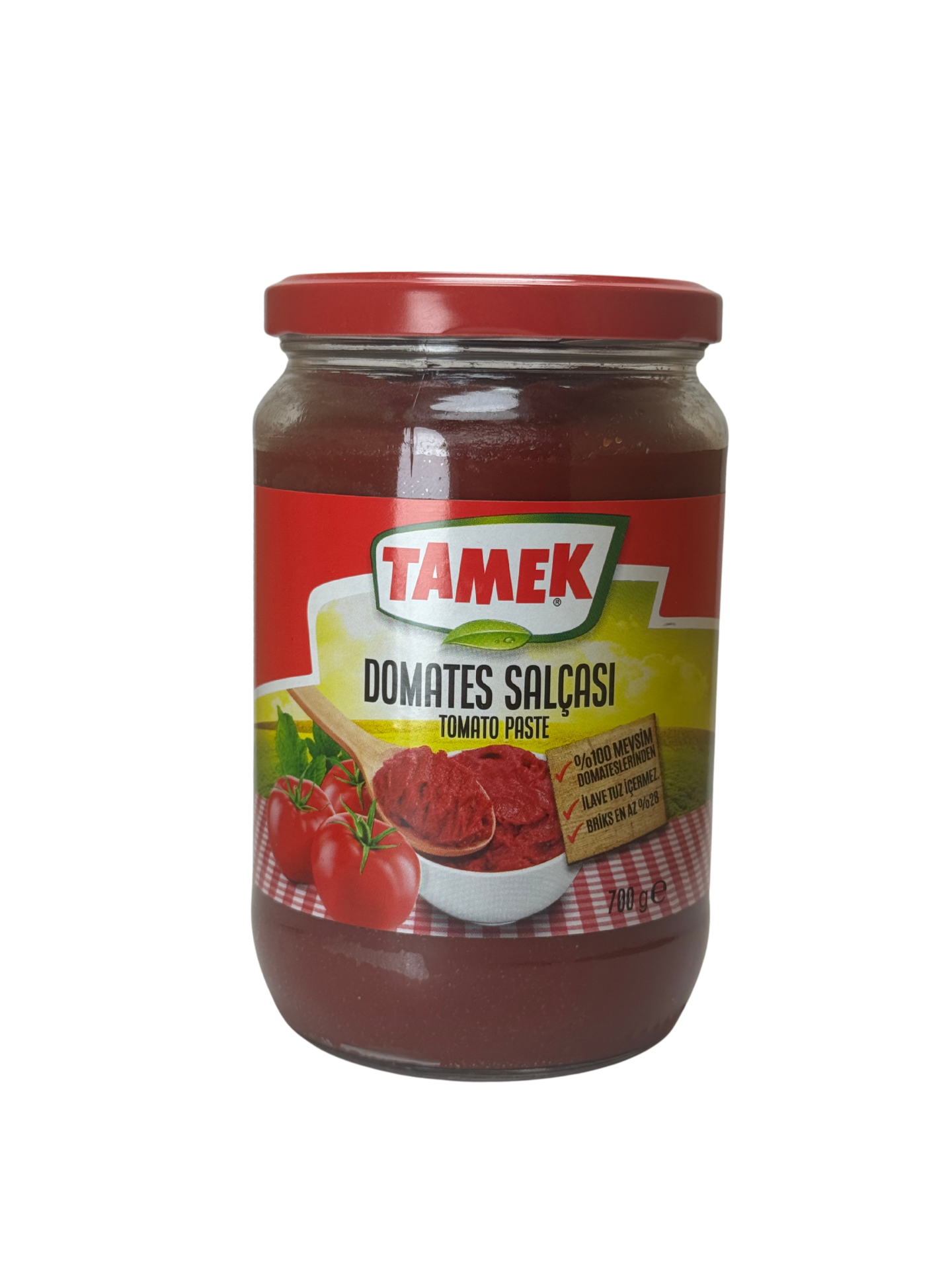 TAMEK Domates Salçası (Tomato Paste) 700 g
