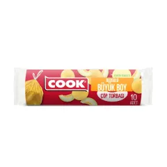 COOK Büzgülü Kavun Kokulu Büyük Boy Çöp Torbası 65x70 Cm