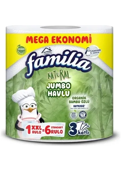 Familia Jumbo Kağıt Havlu 1xxxl = 6 Rulo