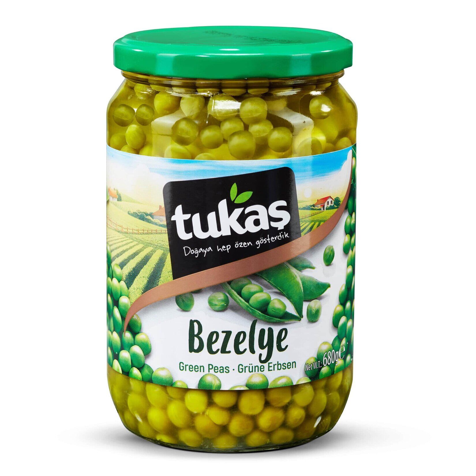 Tukaş Bezelye 680 G (Cam)