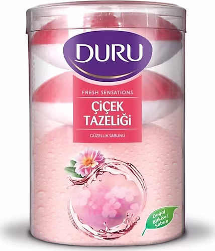 Duru Fresh Çiçek Tazeliği 4x100 gr Güzellik Sabunu