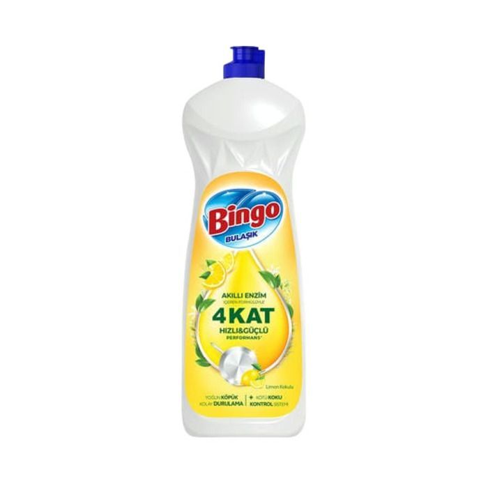 Bingo Sıvı Bulaşık Deterjanı Limon Kokulu 650 Ml