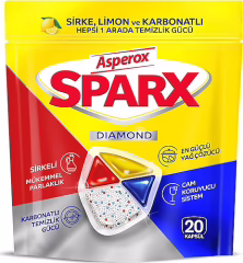 Asperox Sparx Bulaşık Makinesi Tableti 20'li
