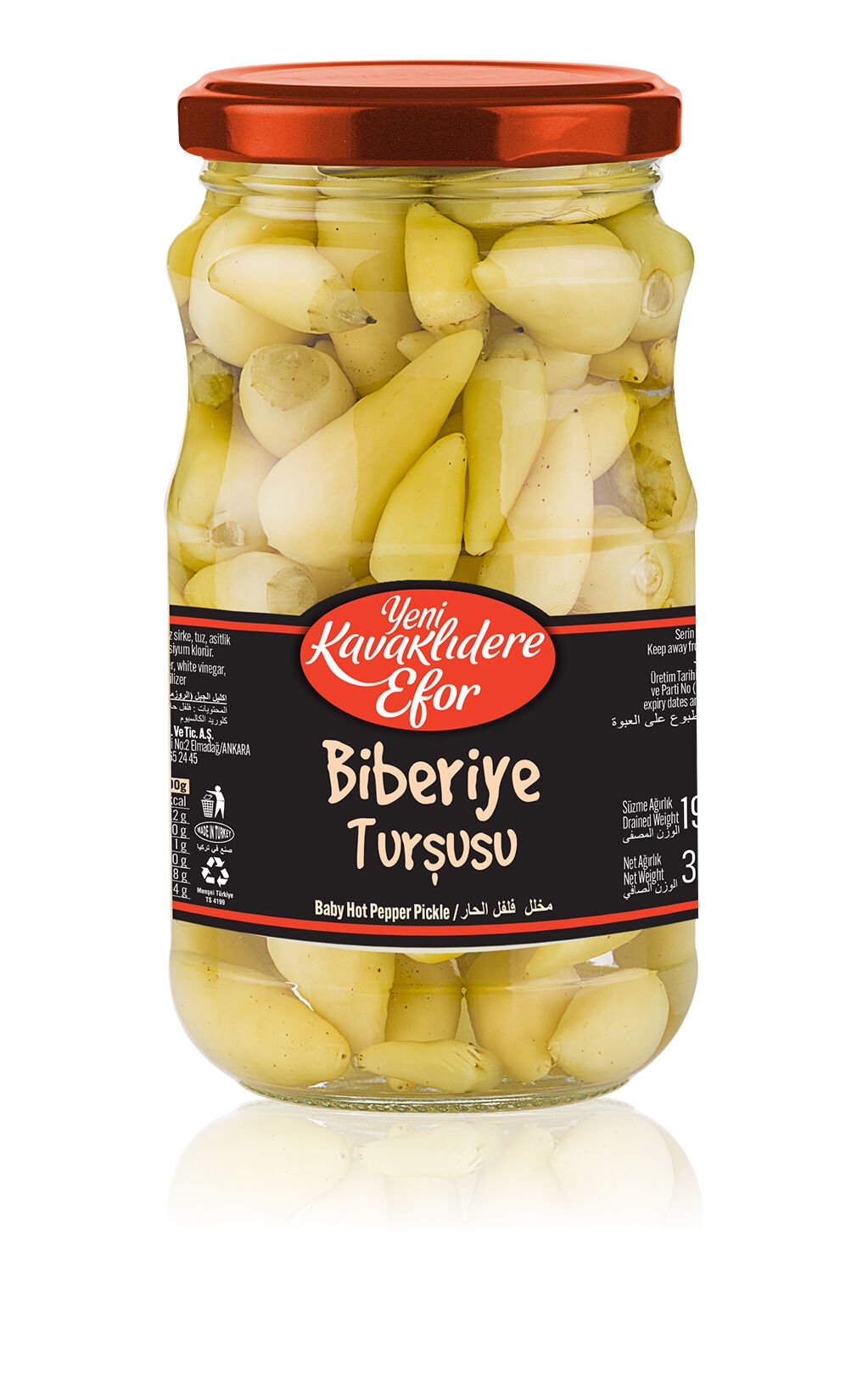 Biberiye Turşusu 325 ml (Cam)