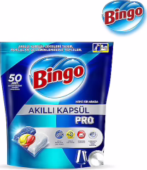 Bingo Akıllı Kapsül Pro Bulaşık Makinesi Tableti 50'li