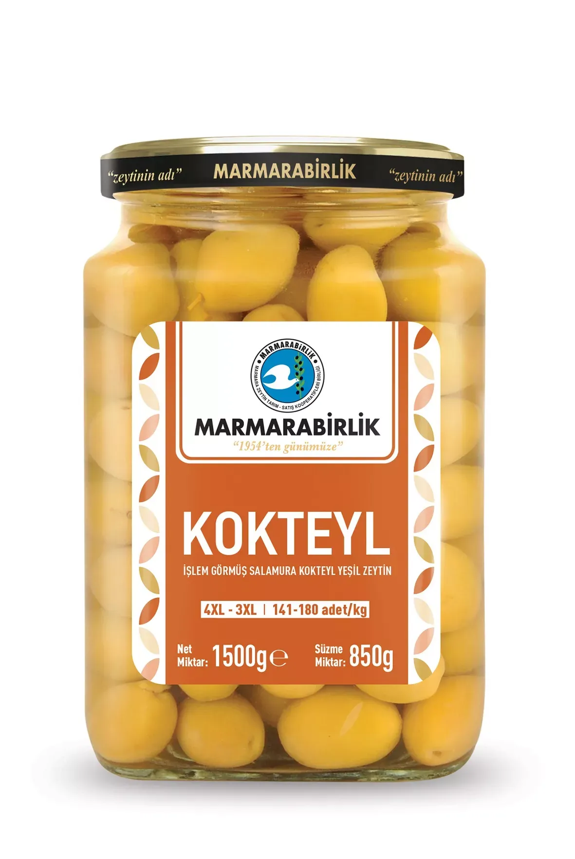 850 GR. KOKTEYL ZEYTİN  MARMARABİRLİK