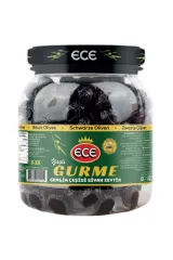ECE ZEYTİN ECE GEMLİK GURME SİYAH ZEYTİN 1500 CC NET AĞIRLIK 1000 GR