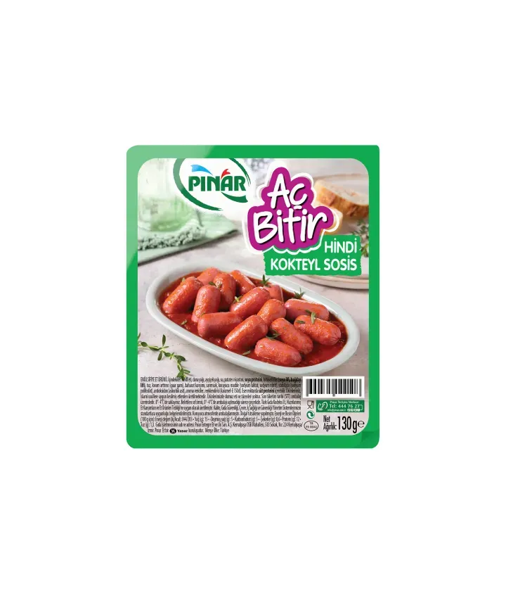 Pınar Aç Bitir Kokteyl Hindi Sosis 130 g