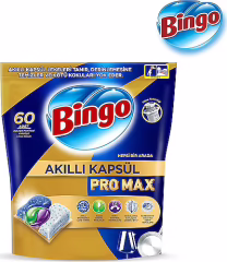 Bingo Akıllı Kapsül Pro Max Bulaşık Makinesi Tableti 60'lı