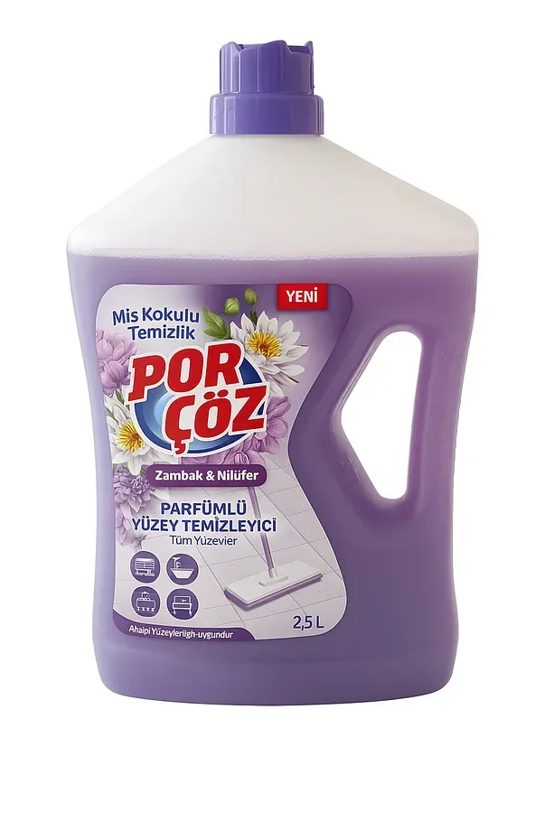 Porçöz Yüzey Temizleyici Zambak & Nilüfer 2,5l