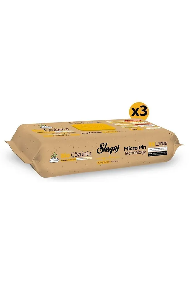 Sleepy Bio Çözünür Yüzey Temizlik Havlusu&mendili Karanfil&tarçın 3x50 (150 YAPRAK)