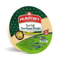 Muratbey Tam Yağlı Taze Kaşar Peyniri 300 G
