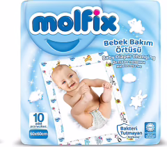 Molfix 10'lu Bebek Bakım Örtüsü