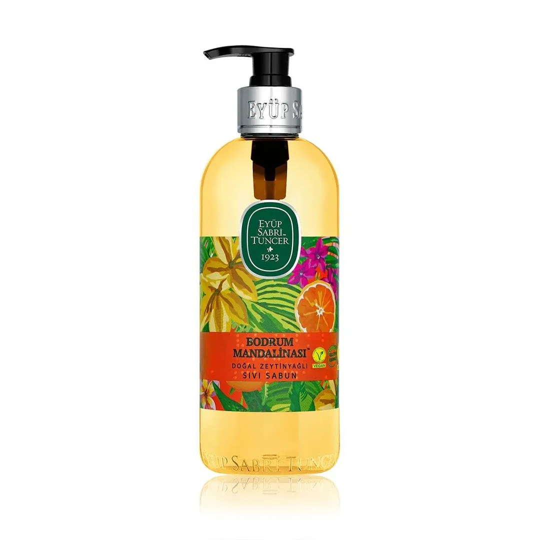 Bodrum Mandalinası Doğal Zeytinyağlı Sıvı Sabun 500 ml