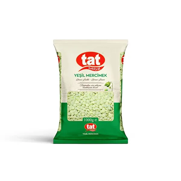 Tat Yeşil Mercimek 1 Kg