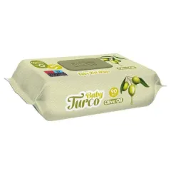 Baby Turco Zeytinyağlı 90'Lı Islak Havlu