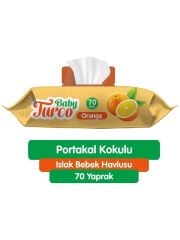 Baby Turco Islak Mendil Portakal Kokulu 70 Li Kapaklı