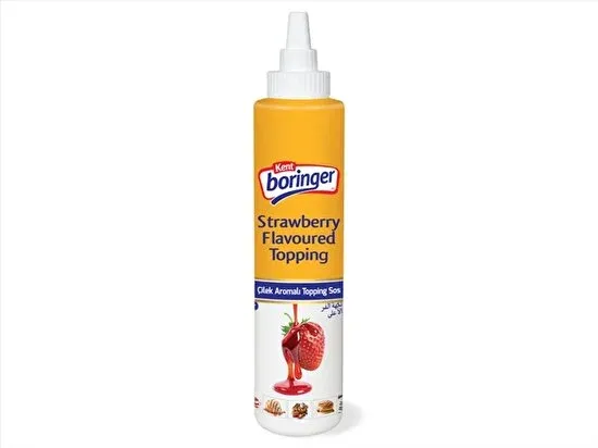 Kent Boringer Çilek Aromalı Topping Sos 750 g