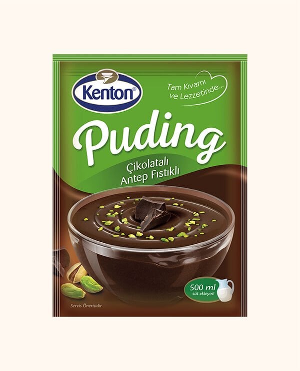 Kenton Çikolatalı Antep Fıstıklı Puding 100 gr