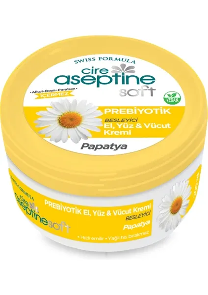 Cire Aseptine Soft Papatya nemlendirici Bakım Krem 200 ml