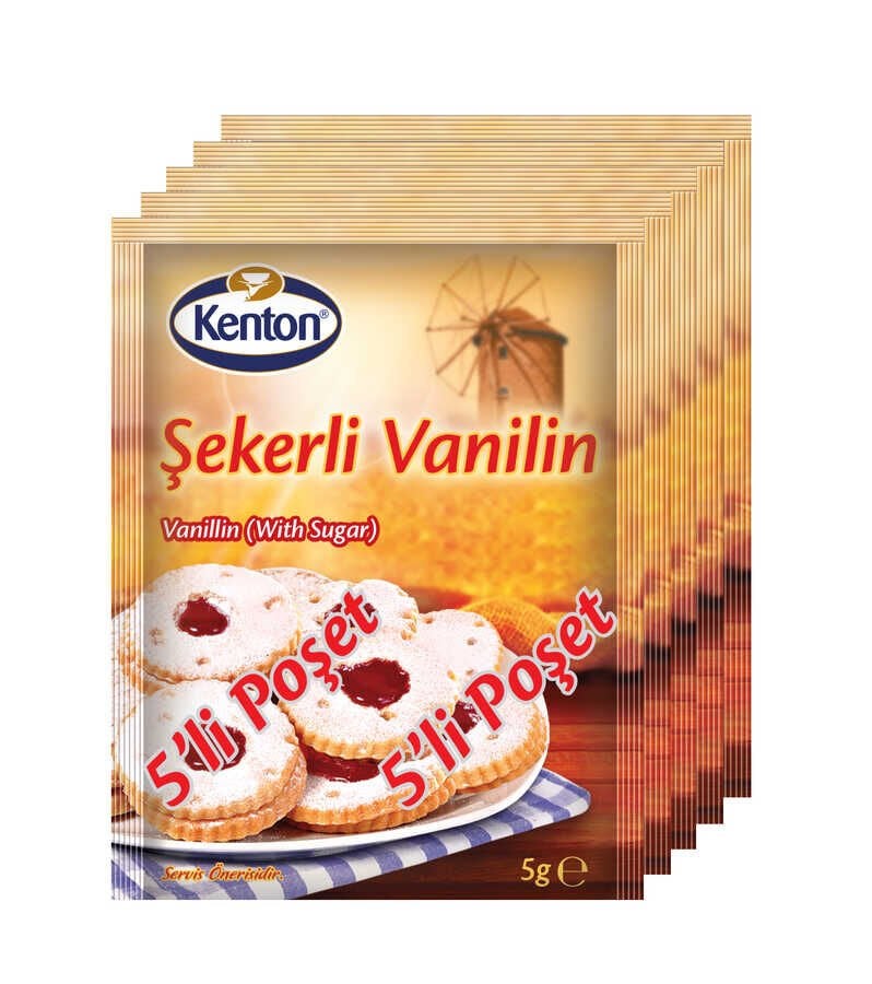 Kenton Şekerli Vanilin 5'li 25 g