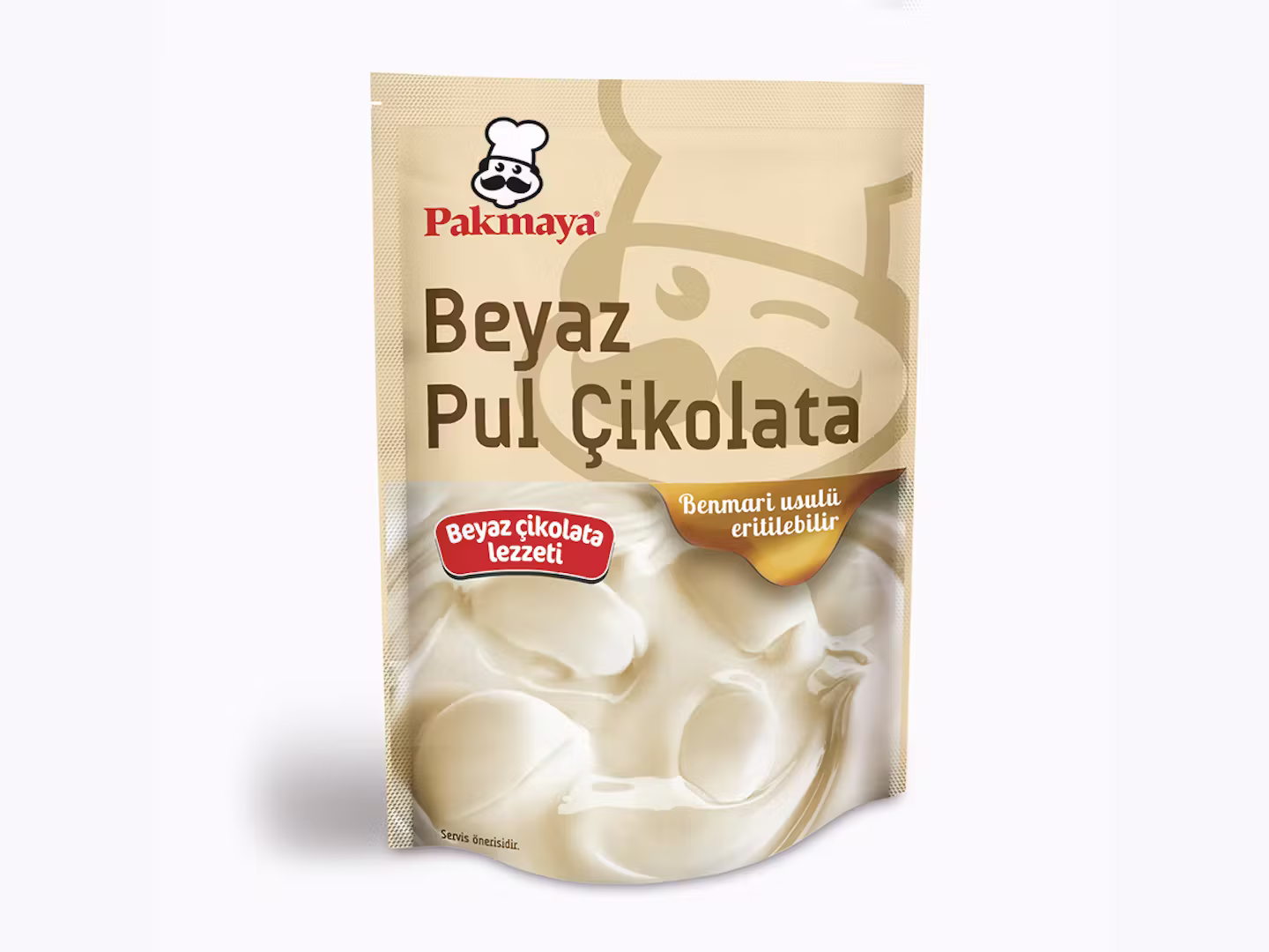 Pakmaya  Beyaz Pul Çikolata (100 g)