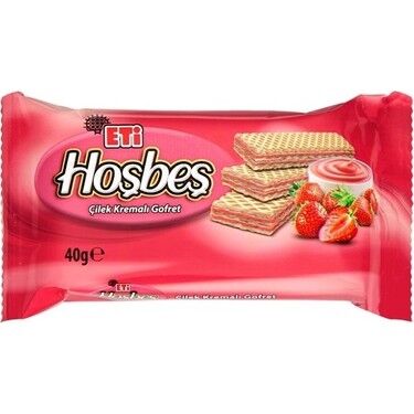 Eti Hoşbeş Gofret Çilekli 40 gr