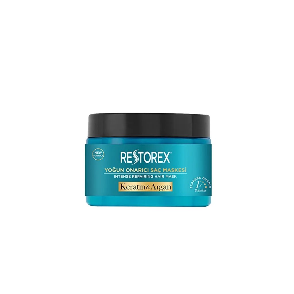 Restorex Keratin & Argan Onarıcı Saç Bakım Maskesi 300 ml