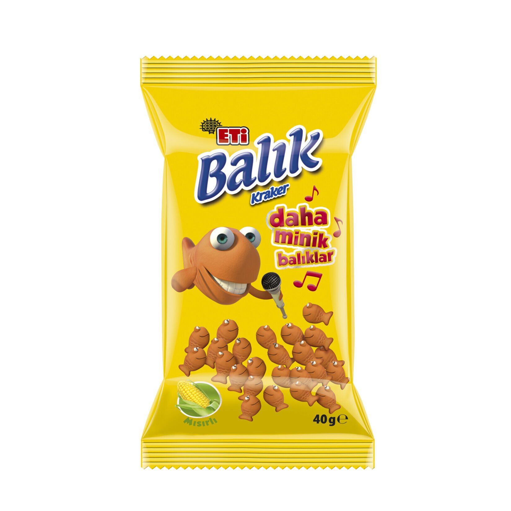 Eti Mini Mısırlı Balık Kraker 40 G
