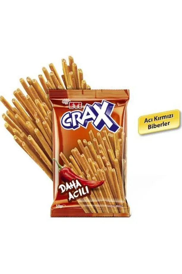 Eti Crax Acılı Çubuk Kraker 50 g