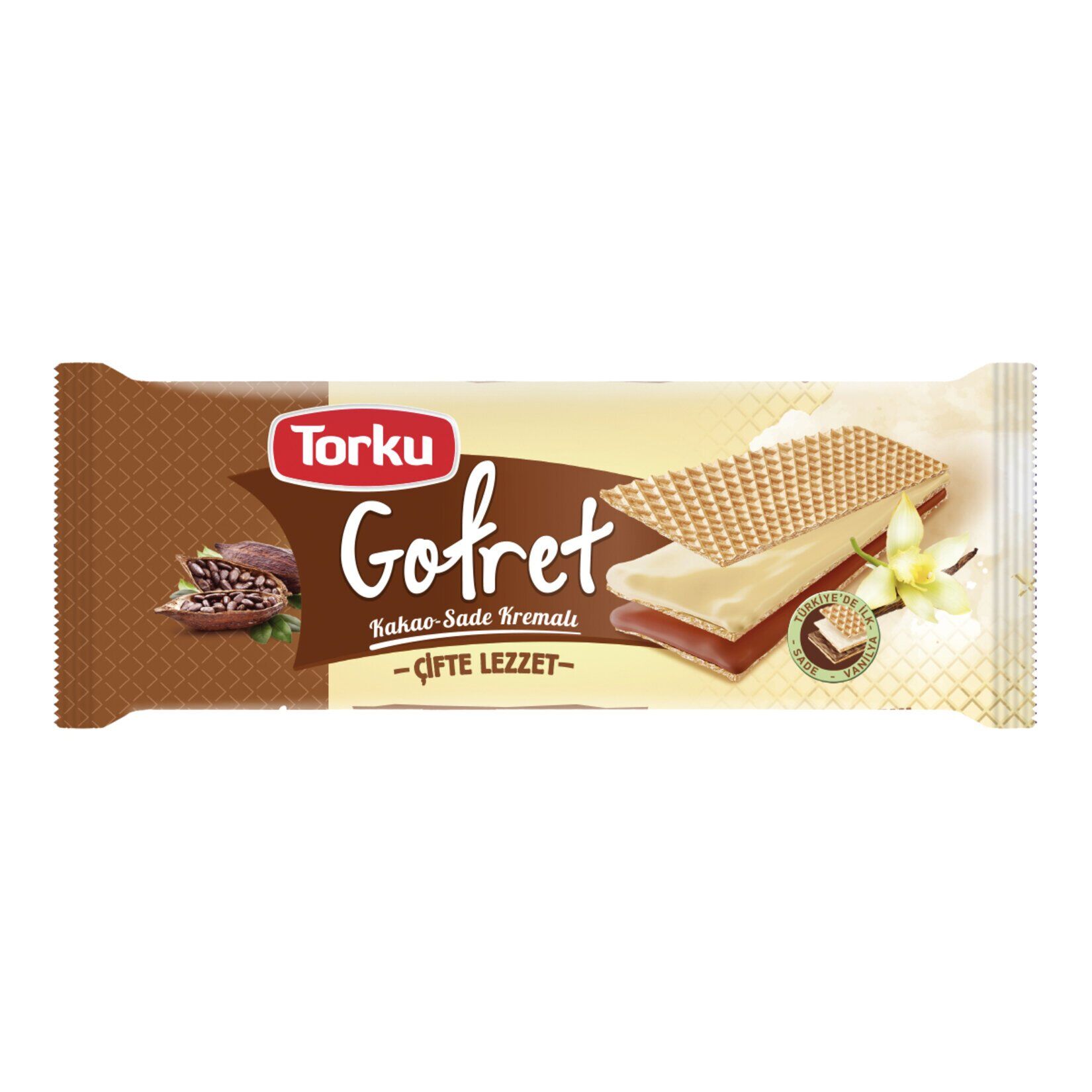 Torku Gofret Kakaolu Sade 142 G