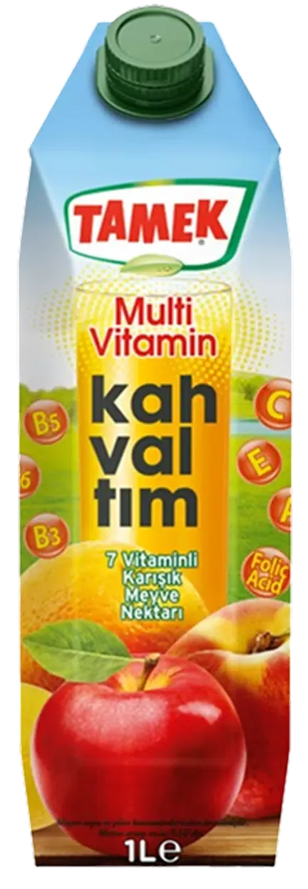 Tamek Kahvaltım Karışık Meyve Nektarı 1 L