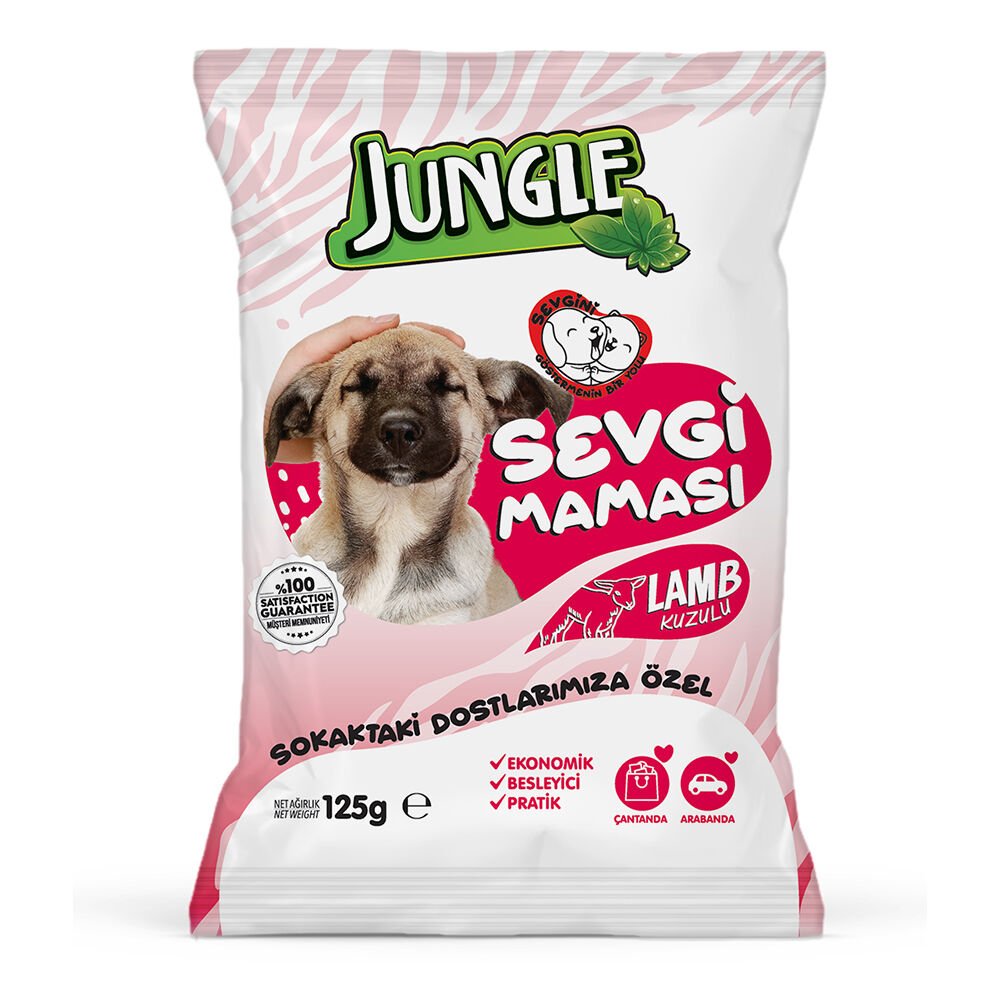 JUNGLE KÖPEK SEVGİ MAMASI 125 gr.