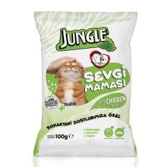 JUNGLE KEDİ SEVGİ MAMASI 100 gr.