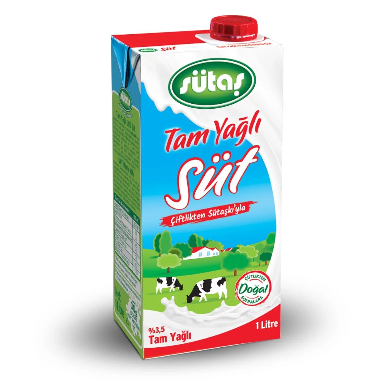 Sütaş Tam Yağlı Süt 1 L