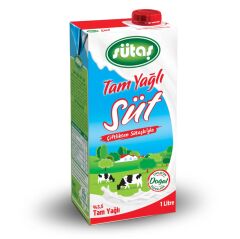 Sütaş Tam Yağlı Süt 1 L