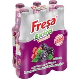 Freşa 6x200 ml Karadut Frenk Üzümü Doğal Maden Suyu