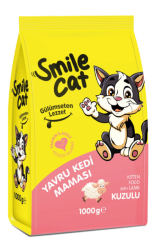 Smile Cat Kuru Yavru Kedi Maması Kuzulu 1Kg