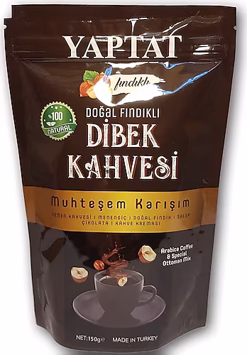 Yaptat Doğal Fındıklı Dibek Kahvesi 150 gr