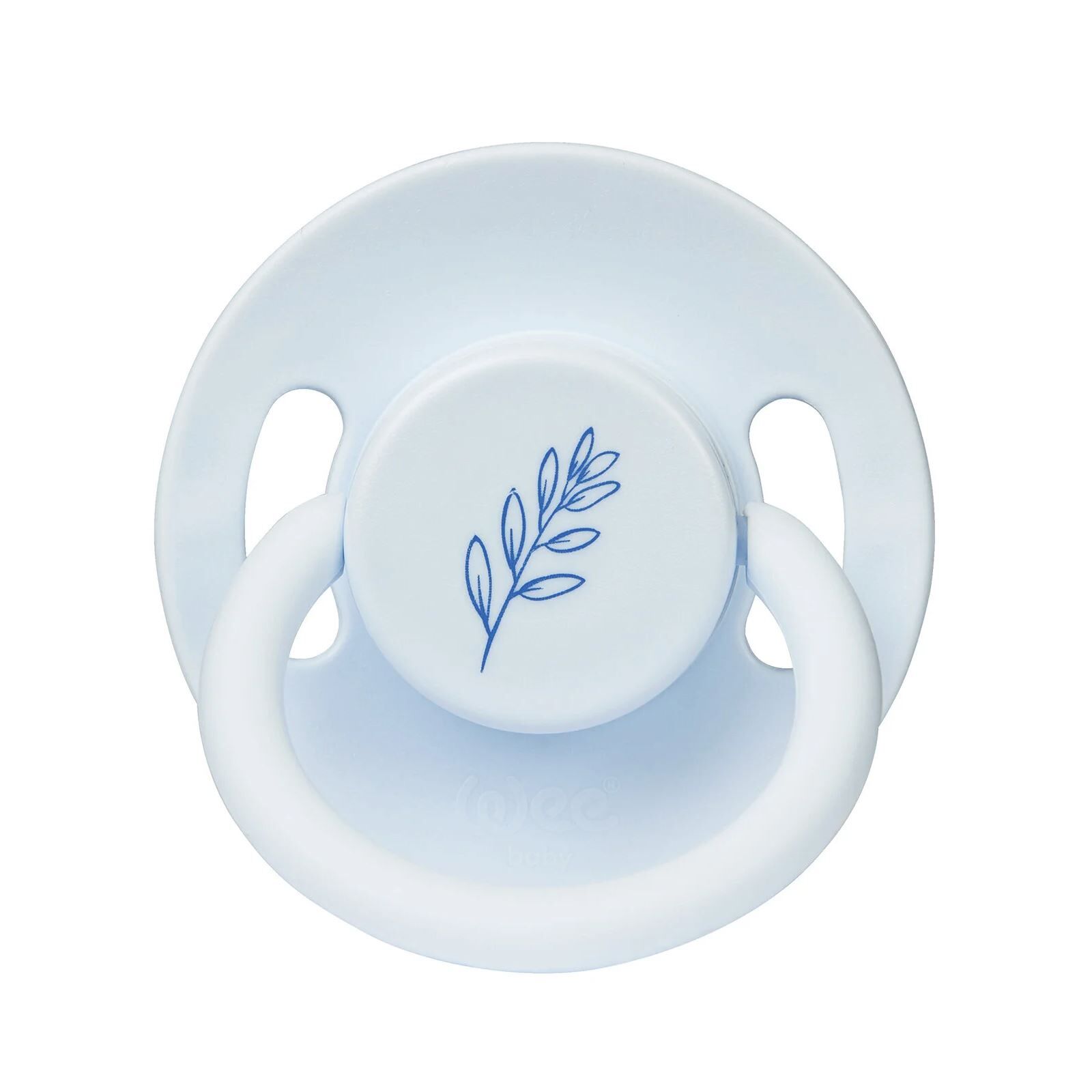Wee Baby Pure Yuvarlak Uçlu Kauçuk Emzik No:1 - Mavi