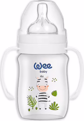 Wee Baby 483 Safari Kulplu PP Biberon 150 ml
