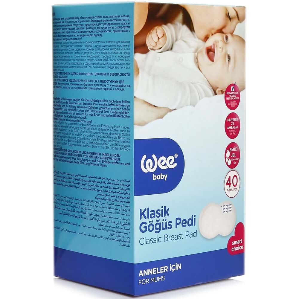 Wee Baby Klasik Göğüs Pedi (40 Lı)