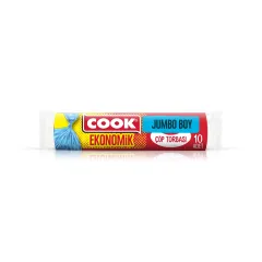 COOK Ekonomik Jumbo Boy Çöp Torbası 80*110 Cm