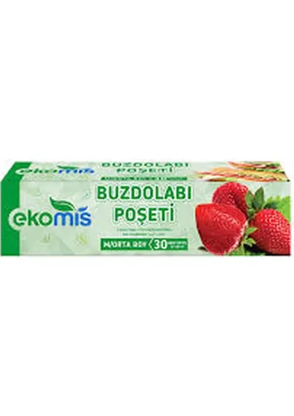 Ekomis Buzdolabı Poşeti Orta Boy 24X38CM