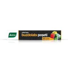 ASTRA Buzdolabı Poşeti Orta Boy 100 Adet
